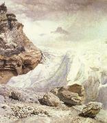 John Edward Brett The Glacier at Rossenlaui china oil painting artist